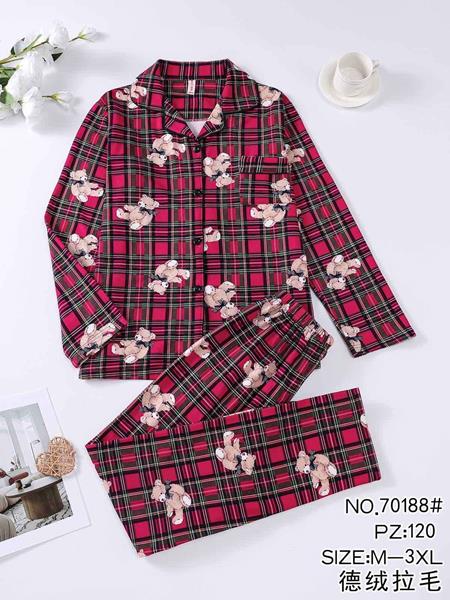 Пижама Fili kids (6-14) 70188 crimson (зима)