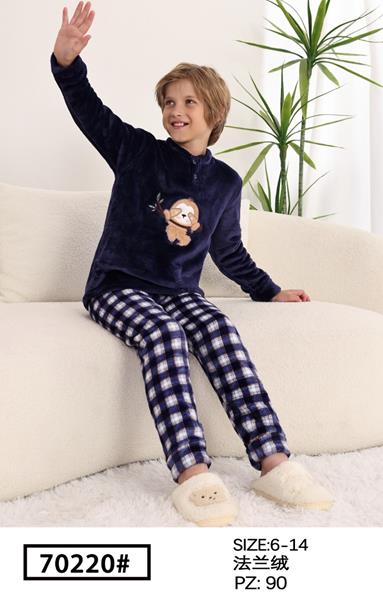 Пижама Fili kids (6-14) 70220 navy (зима)