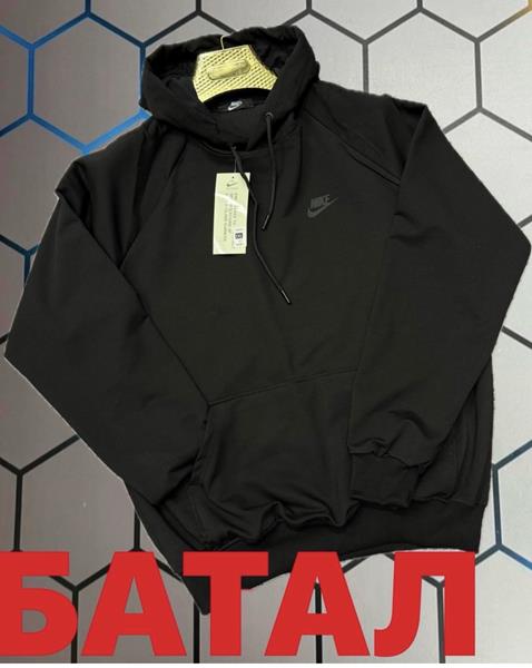 Худи Alex Clothes (2XL-6XL) 4804 black (деми)