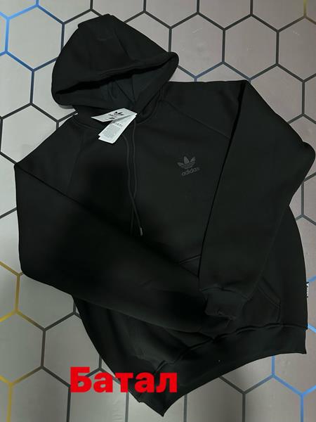 Худи Alex Clothes (2XL-6XL) 4809 black (деми)