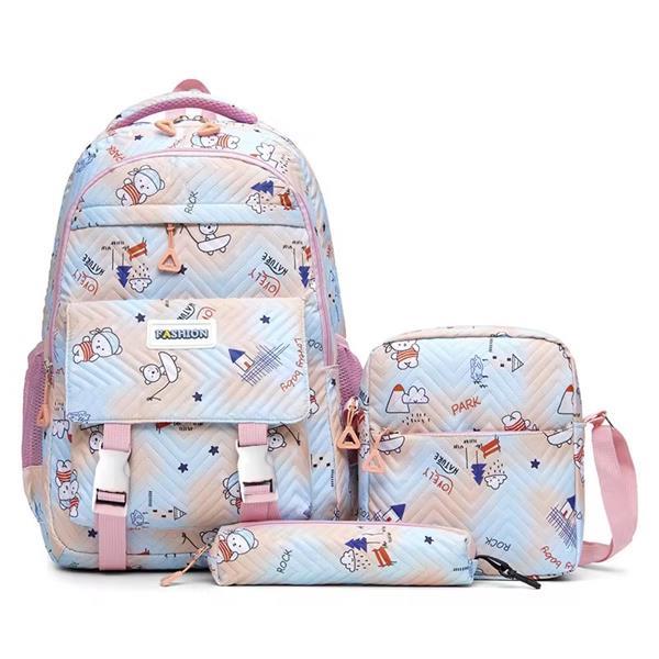 Рюкзак Chus (30*18*46) KK40125 beige комплект (деми)