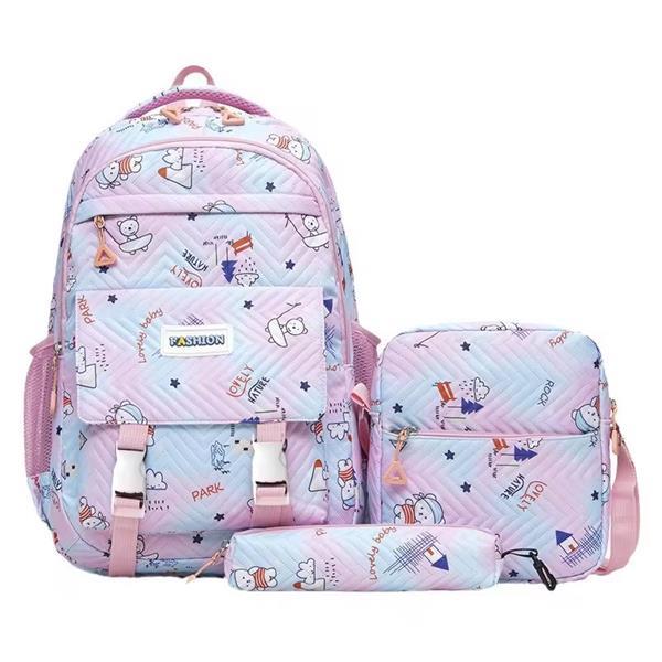 Рюкзак Chus (30*18*46) KK40125 pink комплект (деми)