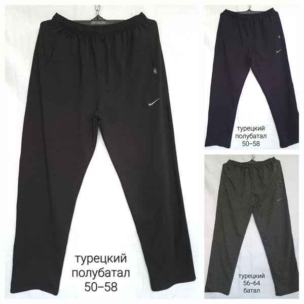 Штаны спорт Hoan (50-58) HN709 black (деми)