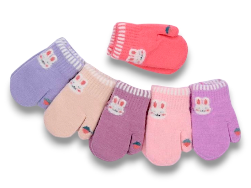 Варежки КОРОЛЕВА (0-1) J1001 mix (зима)