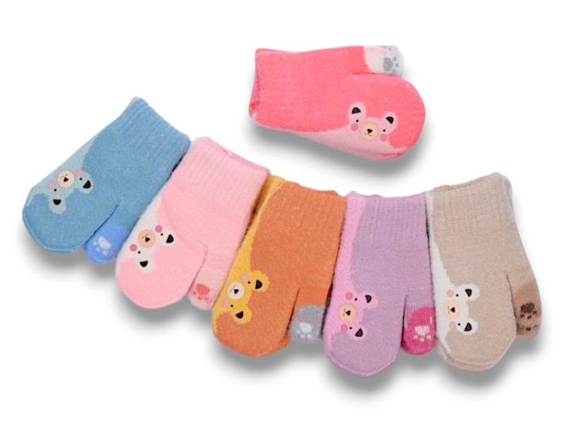 Варежки КОРОЛЕВА (2-4) J1017 mix (зима)