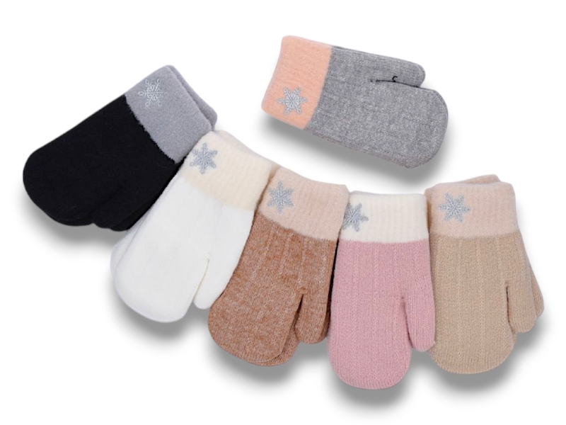 Варежки КОРОЛЕВА (7-9) J1021 mix (зима)