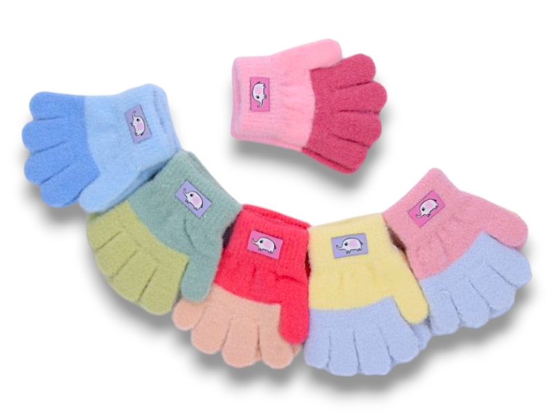 Перчатки КОРОЛЕВА (1-3) J2003 mix (зима)