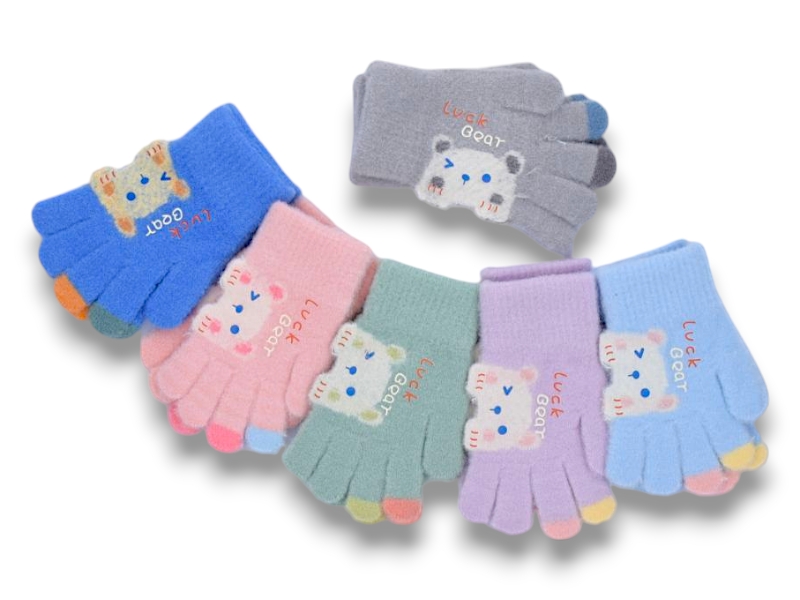 Перчатки КОРОЛЕВА (3-5) J2009 mix (зима)