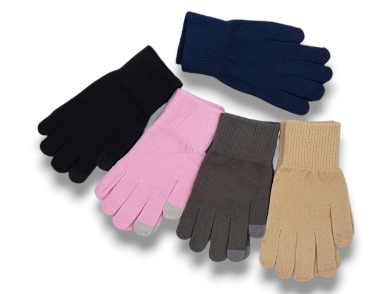 Перчатки КОРОЛЕВА (one size) J2033 mix (зима)