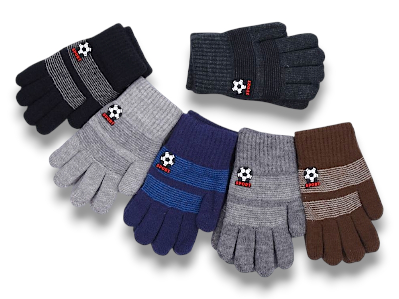 Перчатки КОРОЛЕВА (7-9) J2039 mix (зима)