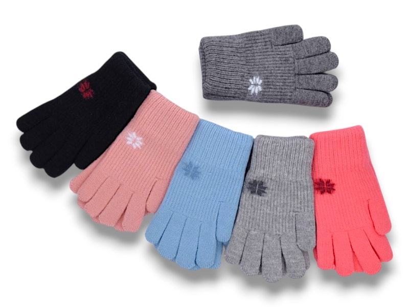 Перчатки КОРОЛЕВА (one size) J2042 mix (зима)