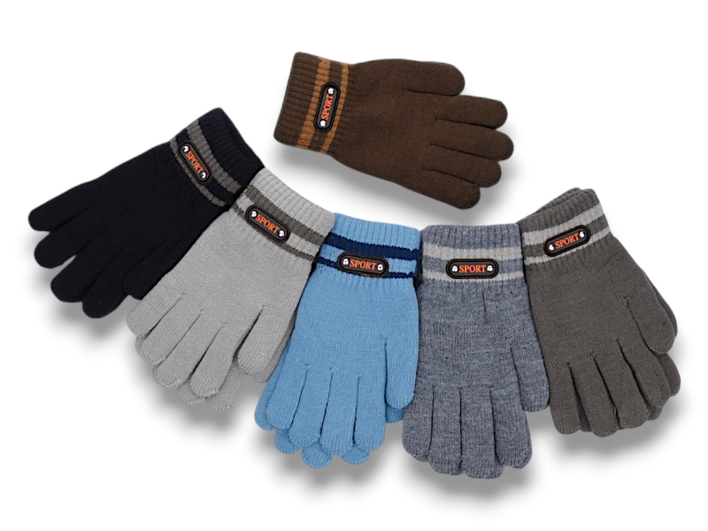 Перчатки КОРОЛЕВА (12-14) J2044 mix (зима)