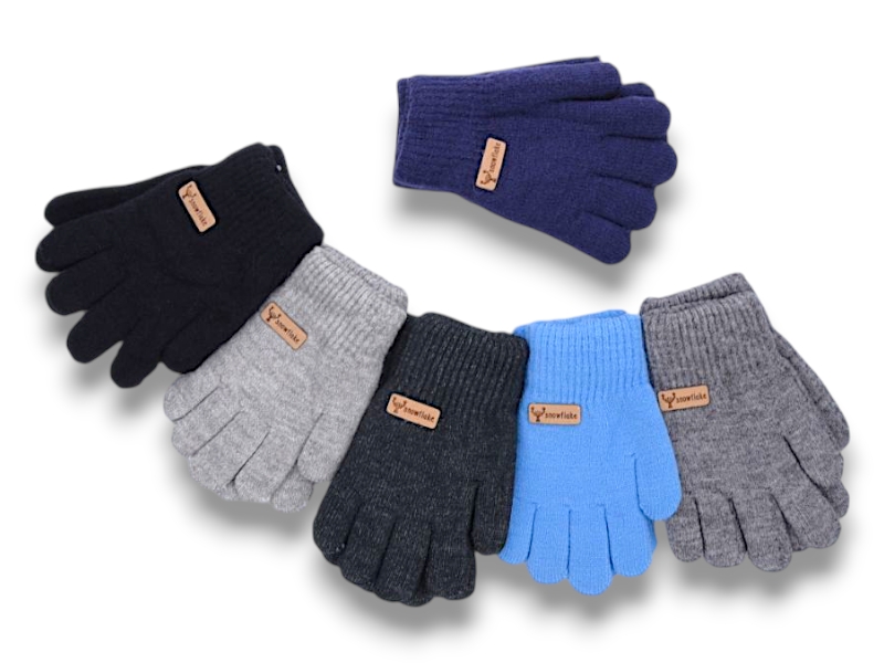 Перчатки КОРОЛЕВА (3-5) J2045 mix (зима)