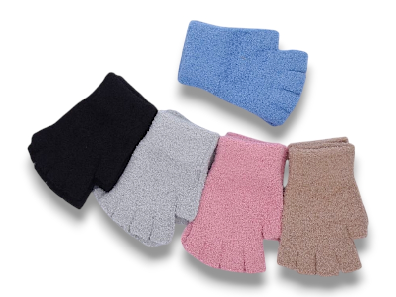 Перчатки КОРОЛЕВА (one size) J3009 mix (зима)