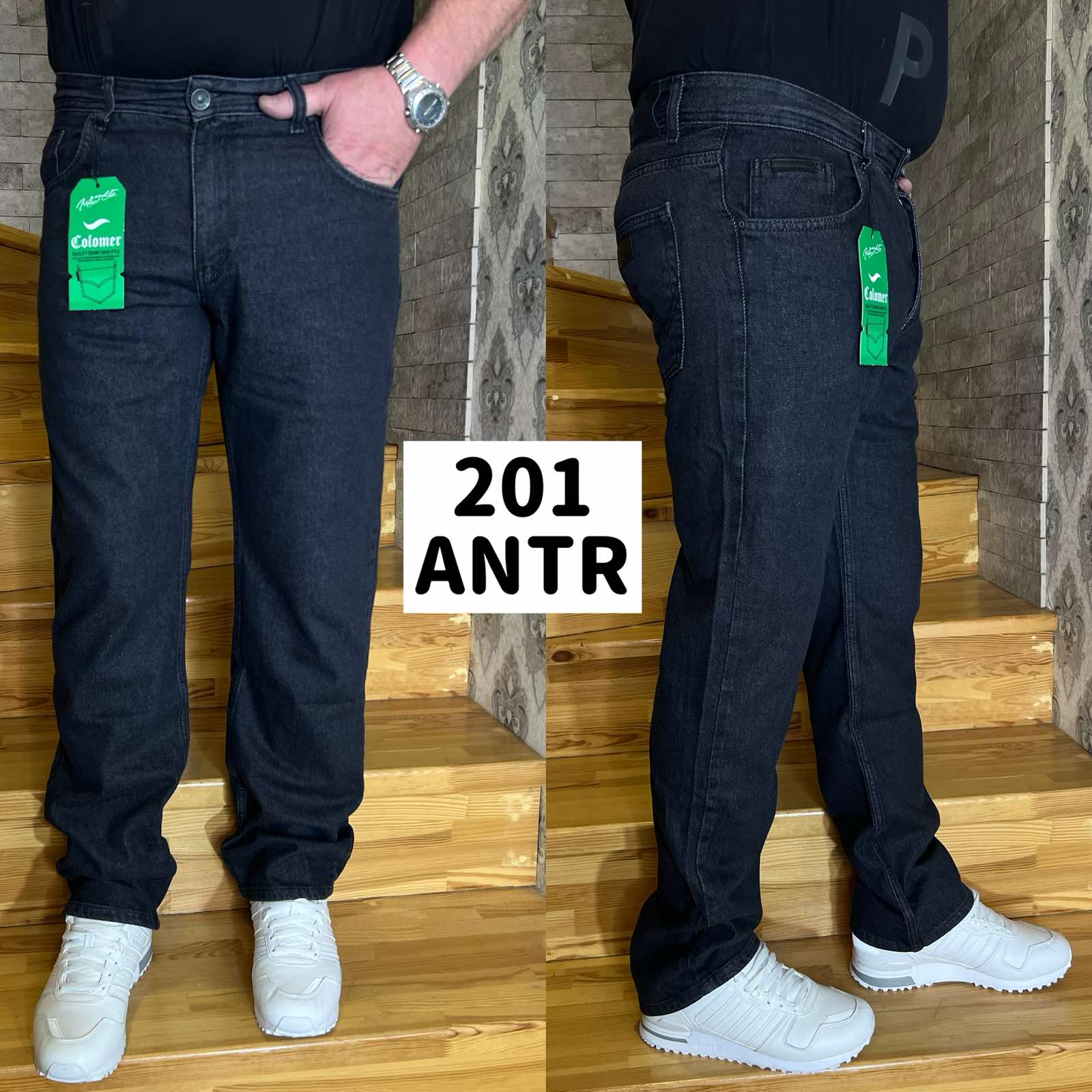 Джинсы God Baron (30-36) 201 blue (деми)