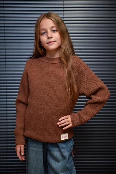Свитер Yalisi (110-150) 817 brown (зима)
