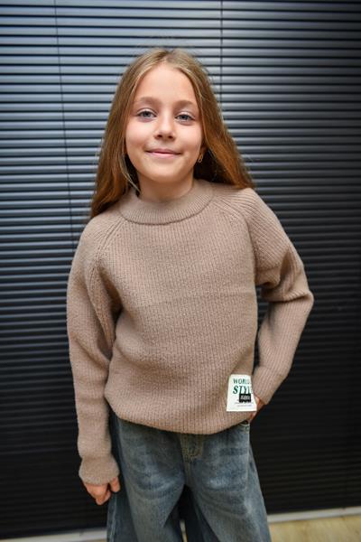 Свитер Yalisi (110-150) 823 brown (зима)