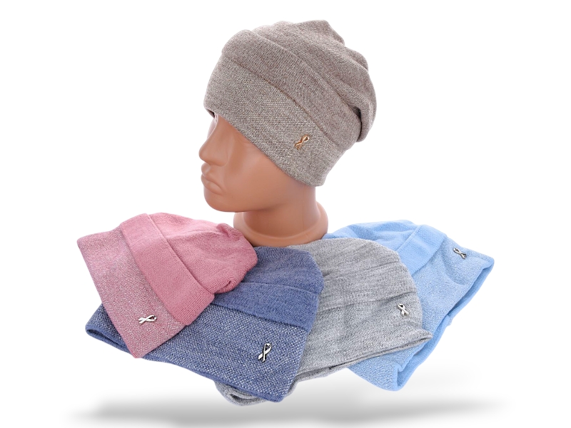 Шапка КОРОЛЕВА (one size) R22 mix (зима)