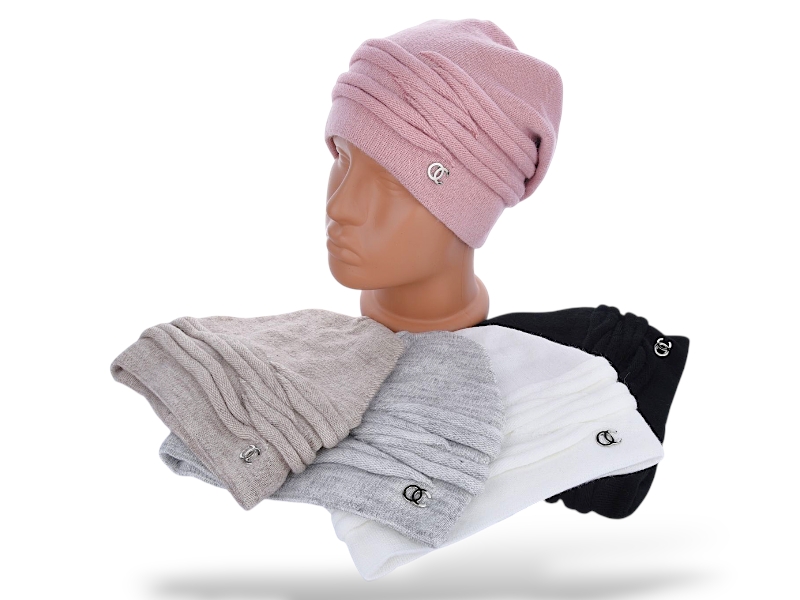 Шапка КОРОЛЕВА (one size) R23 mix (зима)