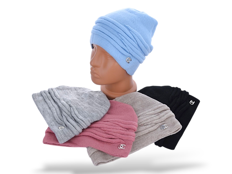 Шапка КОРОЛЕВА (one size) R26 mix (зима)