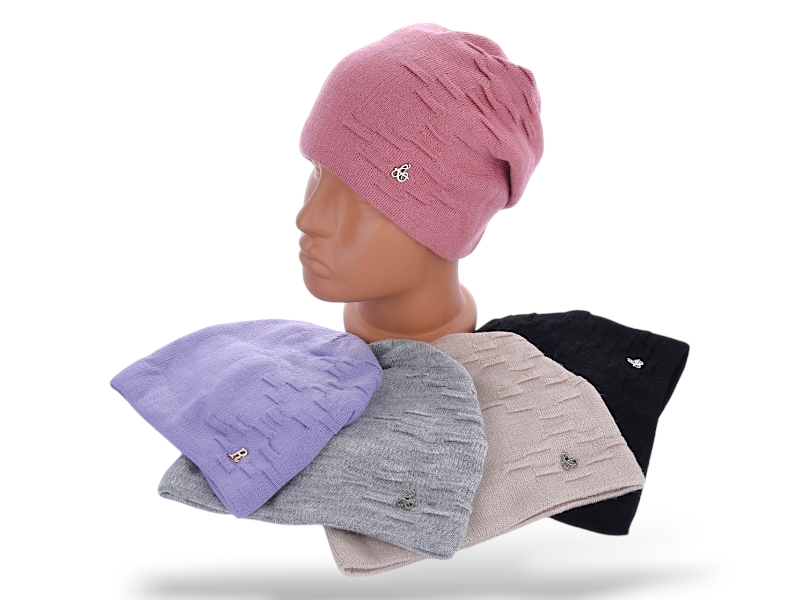 Шапка КОРОЛЕВА (one size) R6 mix (зима)