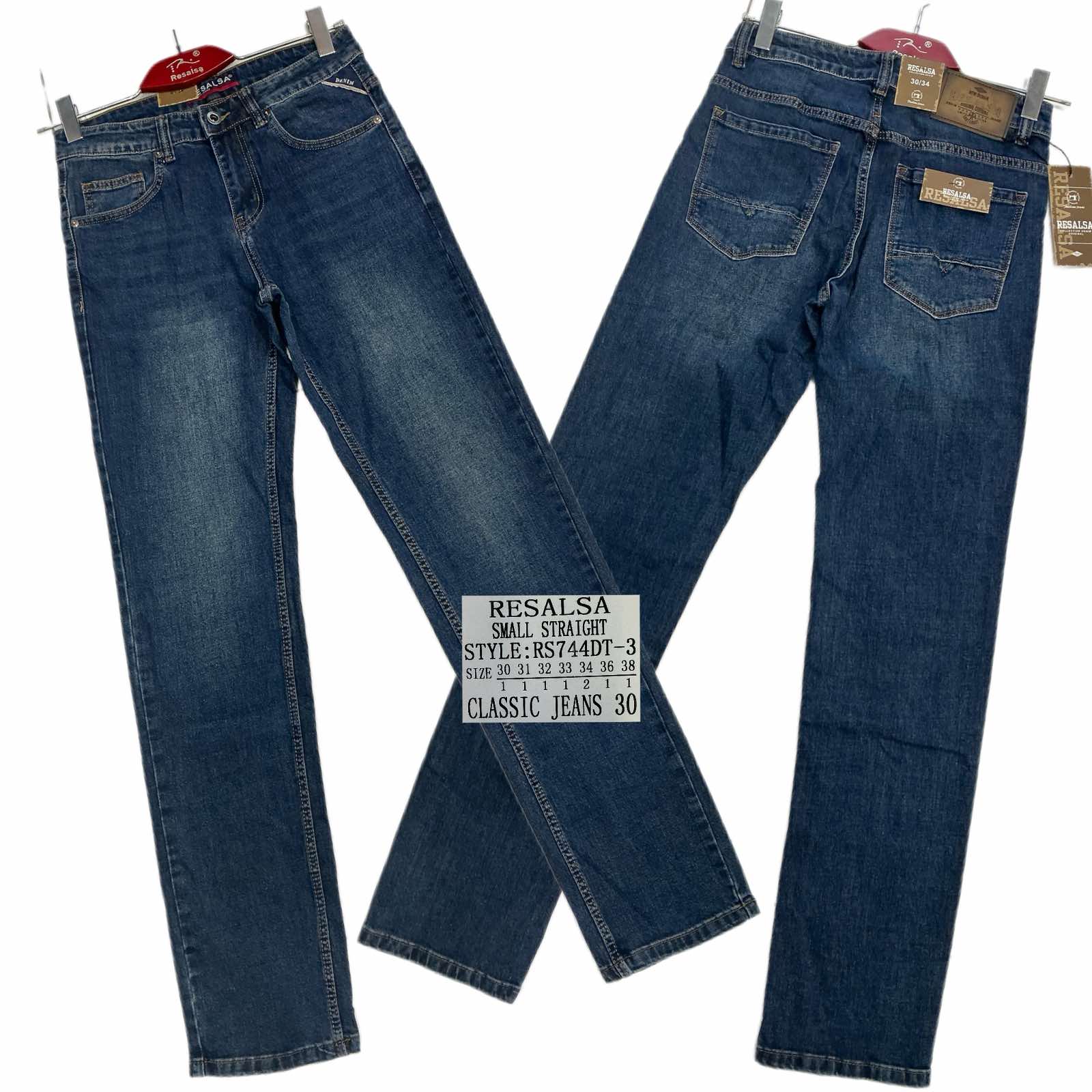 Джинсы God Baron (30-38) RS744DT-3 blue (деми)