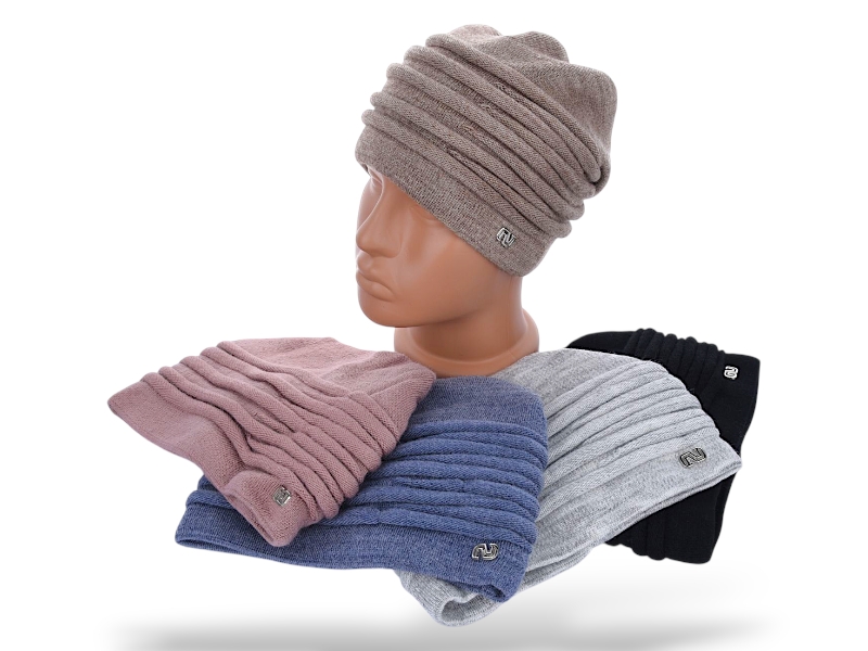 Шапка КОРОЛЕВА (one size) R14 mix (зима)