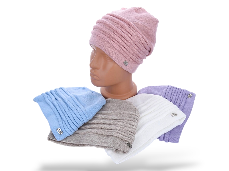 Шапка КОРОЛЕВА (one size) R15 mix (зима)