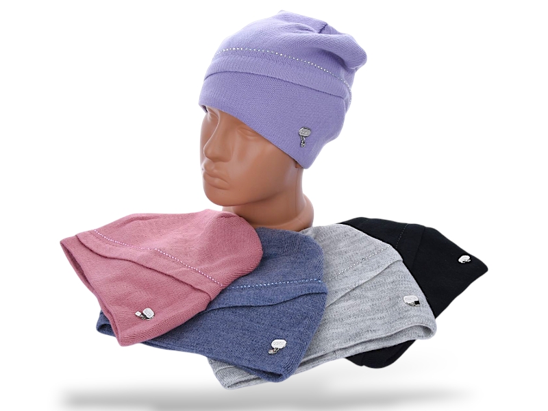 Шапка КОРОЛЕВА (one size) R2 mix (зима)