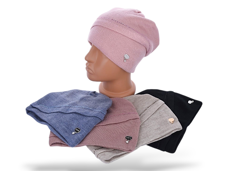 Шапка КОРОЛЕВА (one size) R3 mix (зима)