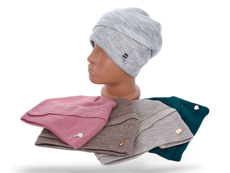 Шапка КОРОЛЕВА (one size) R5 mix (зима)