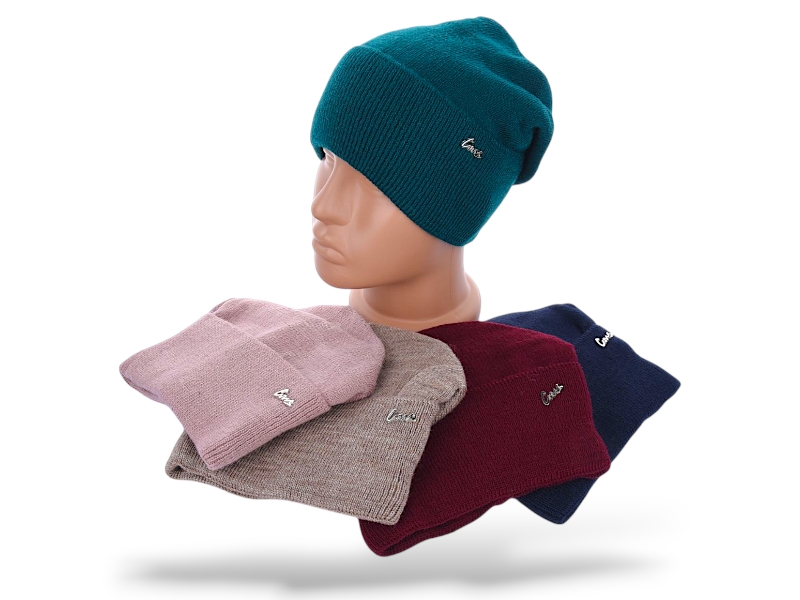Шапка КОРОЛЕВА (one size) R8 mix (зима)
