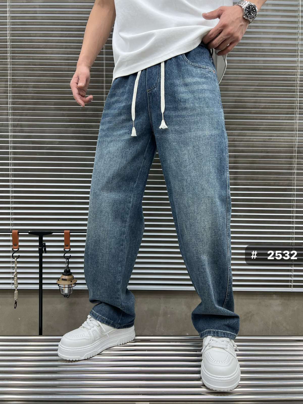 Джинсы God Baron (28-36) 2532 blue (деми)