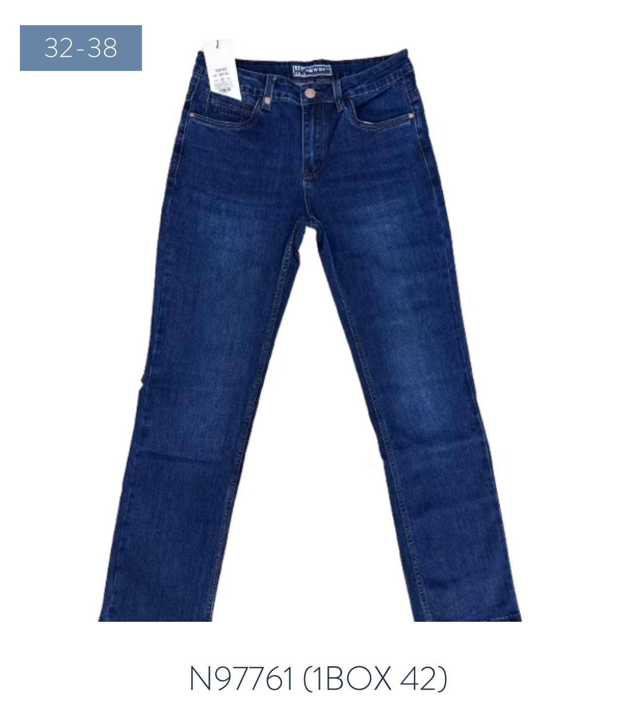 Джинсы God Baron (32-38) N97761 blue (деми)