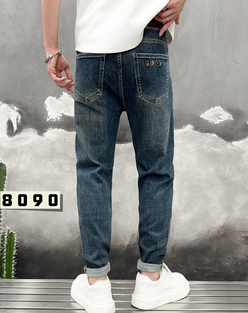 Джинсы God Baron (28-36) 8090 blue (деми)