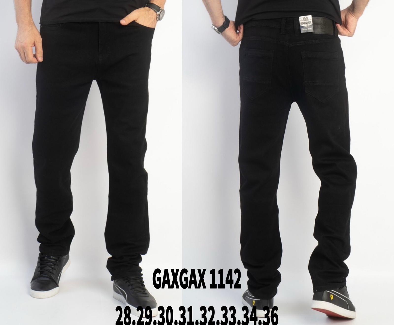 Джинсы God Baron (28-36) GAXGAX1142 black (деми)