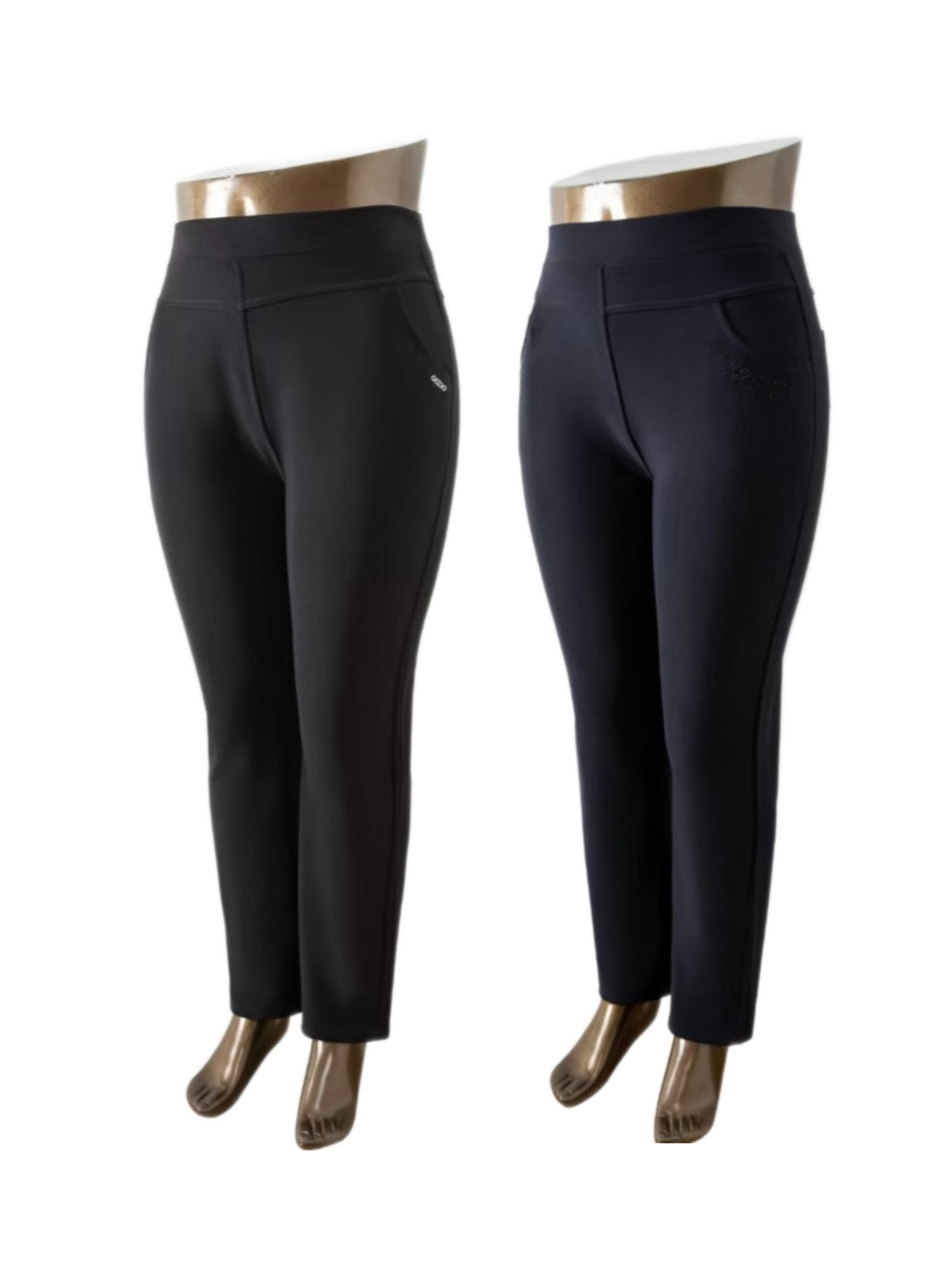 Штаны ALIA (7XL-10XL) 3112 navy/black (деми)