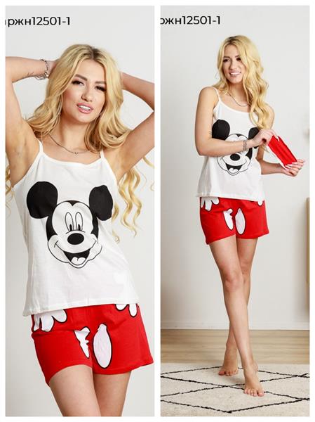 Пижама Vehuiah (S-XL) 1250-1 red (лето)