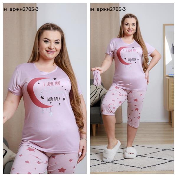 Пижама Vehuiah (2XL-4XL) 2785-3 powder (лето)