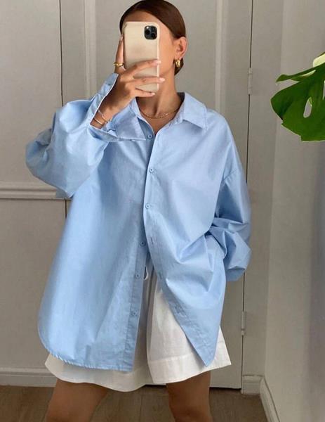 Рубашка Safina (42-52) 743 l.blue (деми)