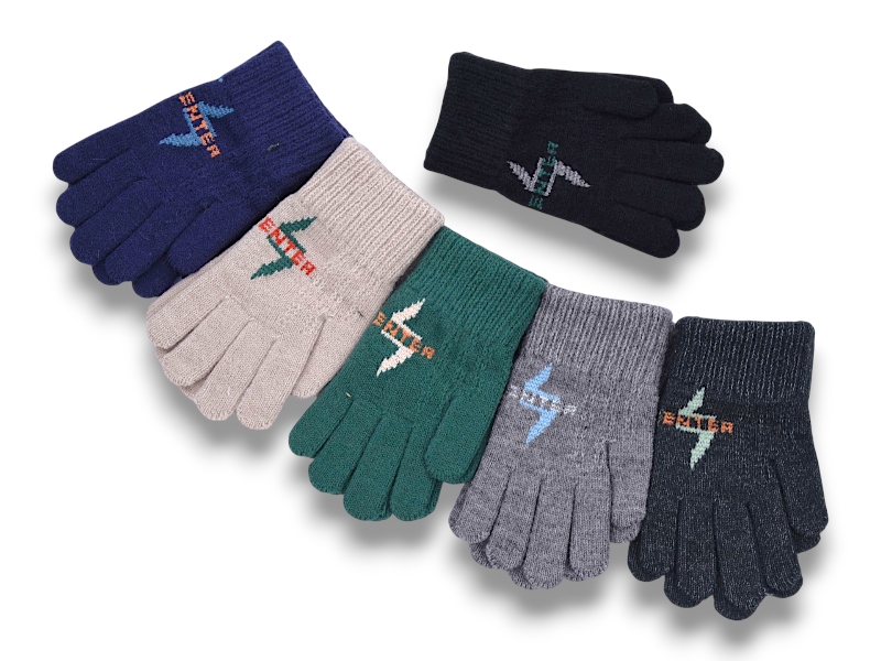 Перчатки КОРОЛЕВА (10-12) J2019 mix (зима)