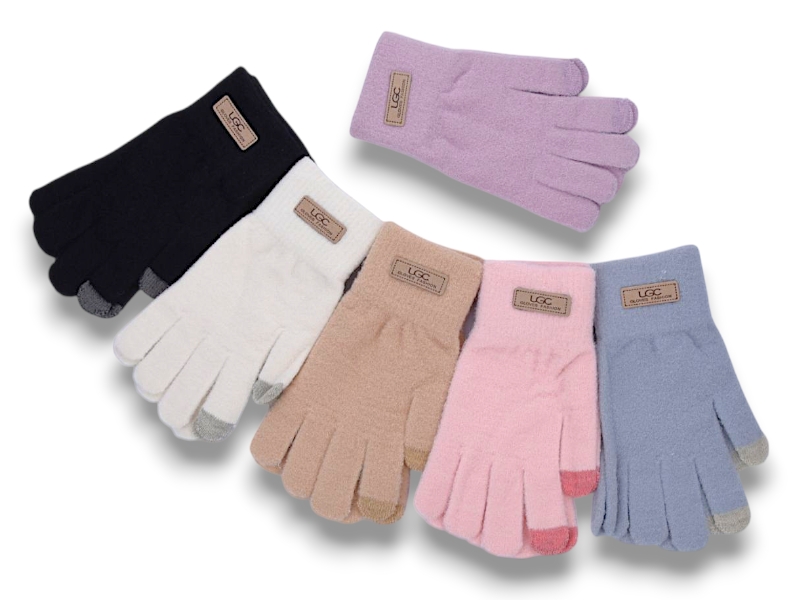 Перчатки КОРОЛЕВА (one size) J2024 mix (зима)