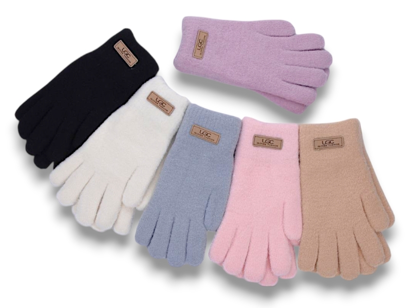 Перчатки КОРОЛЕВА (one size) J2025 mix (зима)