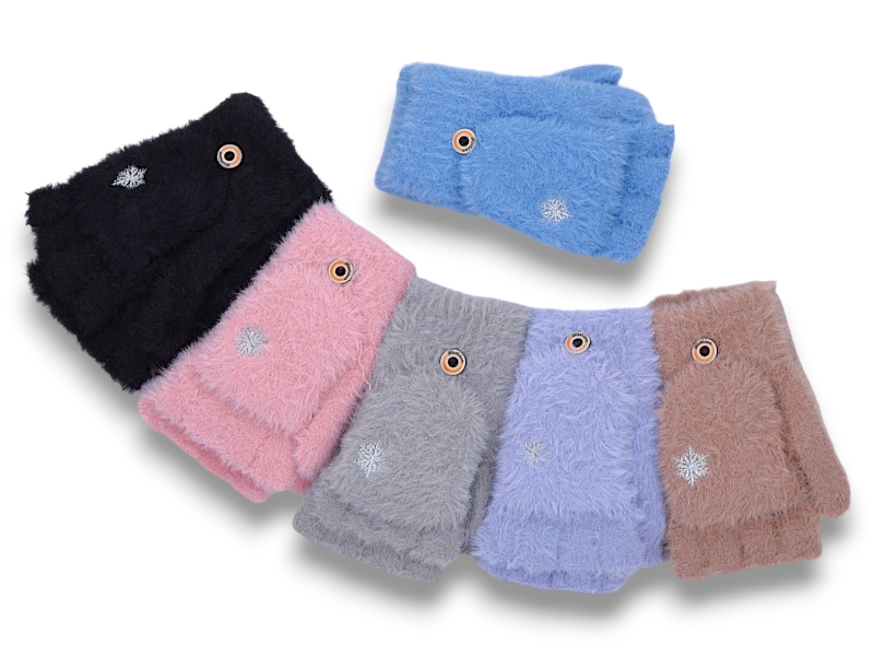 Варежки КОРОЛЕВА (8-12) J3011 mix (зима)