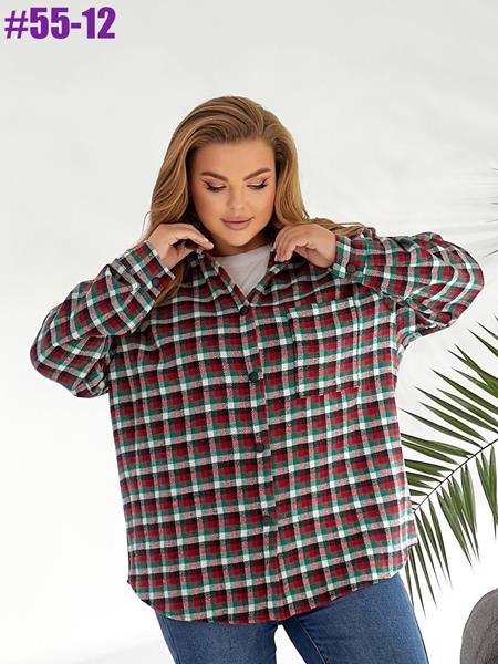 Рубашка BAT (46-56) 55-12 red (деми)