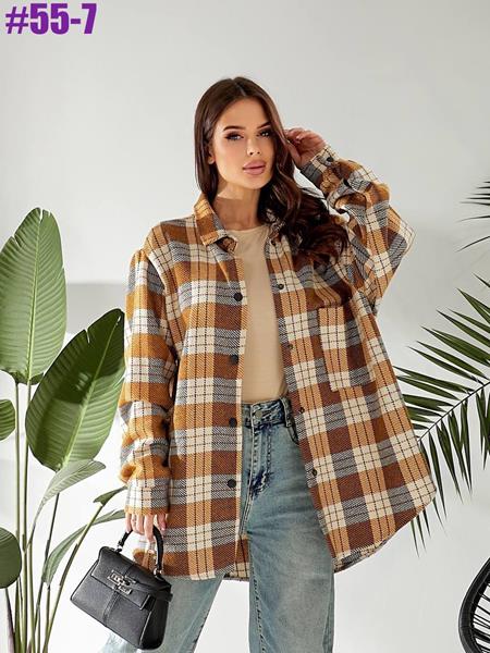 Рубашка BAT (46-56) 55-7 beige (деми)