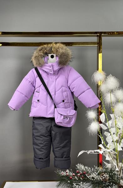 Комбинезон Delfinka (80-104) 3212 lilac (зима)