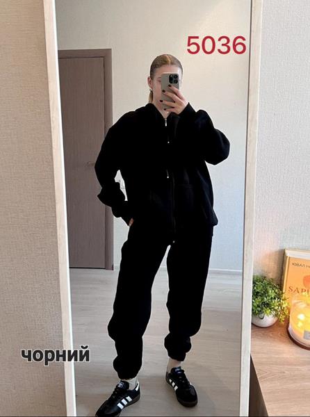 Костюм спорт FSN (52-58) 5036 black (зима)