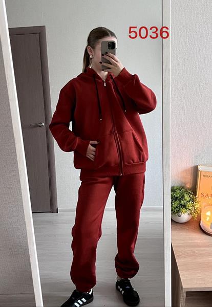 Костюм спорт FSN (52-58) 5036 red (зима)