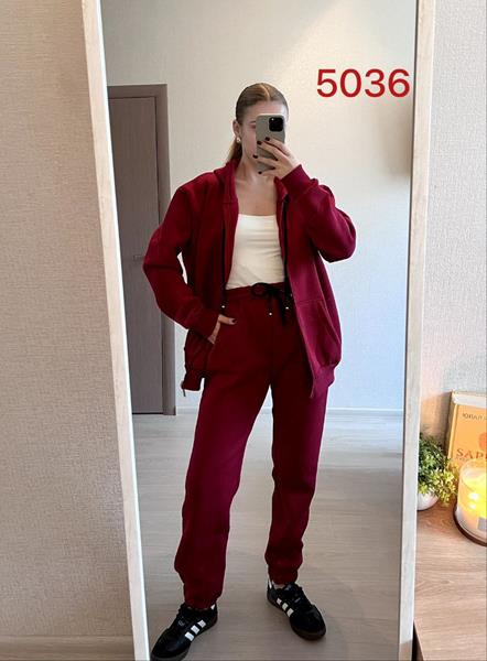 Костюм спорт FSN (52-58) 5036 wine (зима)